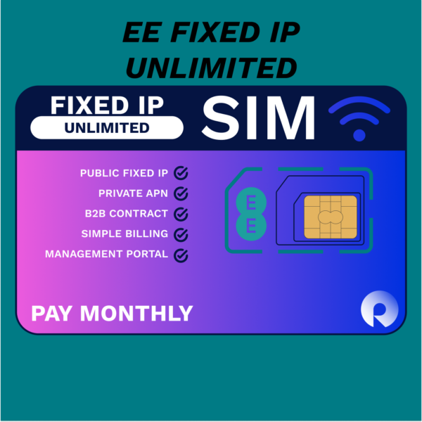 EE Fixed IP Unlimited SIM Card